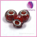 Hot Sell Wholesale European style lampwork glass beads large hole